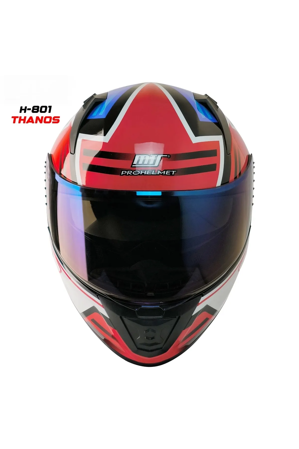 MTS M-201 THANOS FULLFACE KASK (MAVİ VİZÖRLÜ)